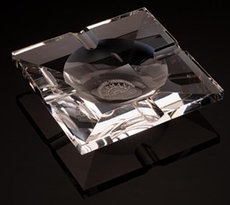 Zeige Details für Aschenbecher H. Upmann Glas Bild von Aschenbecher H. Upmann Glas