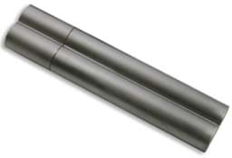 Zeige Details für Doppeltubus Edelstahl gebürstet 19 cm
 Bild von Doppeltubus Edelstahl gebürstet 19 cm