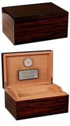 Zeige Details für Humidor Makassar Blackedge III Bild von Humidor Makassar Blackedge III