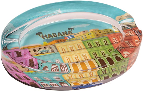 Bild von Glasaschenbecher Cuba-House