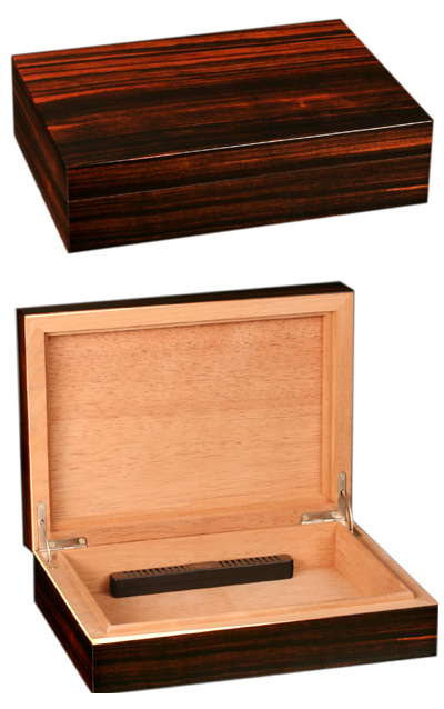 Bild von Humidor Sanctuary Makassar Satin I