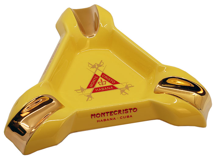 Bild von Aschenbecher Montecristo gold