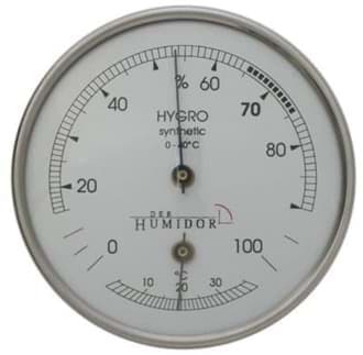 Bild von Thermohygrometer Chrom (87mm)